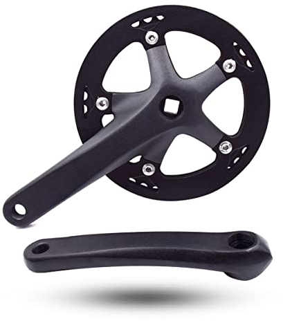 DRIFT MANIAC Fahrrad-Kurbelgarnitur 42T 130BCD 170mm Kurbelarm Set Vierkant Kegel für City Klapprad