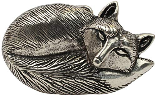 Gürtelschnalle Fox 4,0 cm | Buckle Wechselschließe Gürtelschließe 40mm Massiv | für Jagd-Outfit