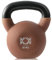 KK Kettlebells Cast Iron Neoprene Coated Weights Lifting Strength Training Home Gym Exercise Brown (20kg)