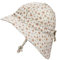 Elodie Details Sonnenhut für Babys, Kleinkinder und Kinder mit breiter Krempe und Nackenschutz, aus zertifizierter Oeko-Tex Baumwolle mit UV Sonnenschutz, Autumn Rose, 2-3 Jahre