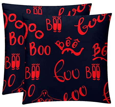 Red Bonn Kissenbezug, dekorativ, quadratisch, Dekoration, für Sofa, Couch, Bett, Stuhl, 2 Stück