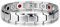 AMZLORD 1er Ultrastarkes Titan Magnetarmband for Damen Männer, Antistatischer Magnet Armbänder Gewichtsverlust Armband, Titanstahl Magnetisches Titan Armband Anti-Ermüdungsband (Silber)
