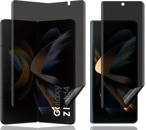BCHKLAI Protector Pantalla Privacidad para Samsung Galaxy Z Fold 4 5G | Antiespia Película TPU Flexible para Samsung Galaxy Z Fold 4 5G,Protector de Pantalla,Anti-Rasguños,Sin Burbujas,Anti-Espía