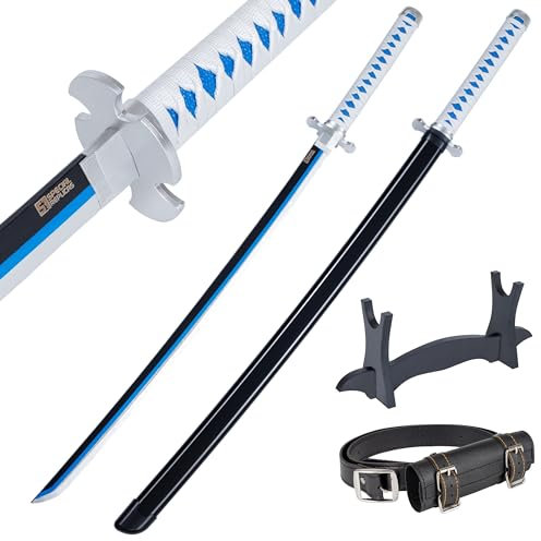 Bambus Anime Katana Cosplay Schwert, Katana Inspiriert Demon Slayer Schwert 105cm / 41 Zoll Hashira Pillars & Protagonist Katana, eine Vielzahl von Stilen zur Auswahl (Kamado's Nichirin)