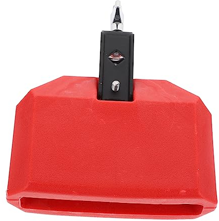 Toyvian Cowbell Percussion Instrument Für Schlagzeug Kuhglocke Rot Aus Robustem Für Schule Konzerte Bands Und Zuhause