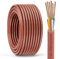 YDDECW Thermostat Wire 18/6-40FT Solid Copper 18 Gauge 6 Conductor Power Circuit Cable for Heating & air Conditioning Equipment, doorbells and Other Indoor/Outdoor Low Voltage Applications Use