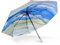 CUBY UV-Sonnenschirm, kompakt, faltbar, Reise-Regenschirm, automatisches Öffnen und Schließen, winddicht, regenfest, 99,9% UV-Schutz, Sonnenschirm mit silberfarbener Anti-UV-Beschichtung