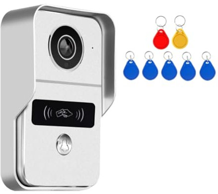 Joselin 2MP Tuya Smart Vidéo Sonnette WiFi Porte Extérieure Cloche 1080P Caméra Interphone Sans Sonnette Caméra Prise Ue