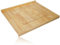 Whemyreat Tagliere 2 in 1, 60 x 50 x 3 cm, in 100% legno di gomma naturale, marcature sulla parte anteriore, grande superficie di lavoro, tagliere da cucina con bordo di arresto, tagliere per la