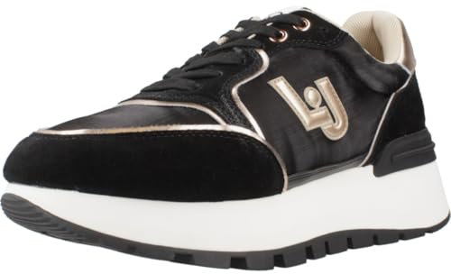 Scarpe Donna Liu-Jo Amazing 25 Sneaker Pelle/Ecopelle/Tessuto Black/Rose Gold D25LJ13 BF4049 PX102 36