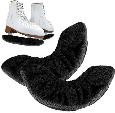XCDMJ Kufenschoner für Schlittschuhe, Eiskunstlauf, Eiskunstlauf, 1 Paar Schlittschuh-Überzüge, weicher Plüsch, Eislauf-Zubehör für Männer, Frauen, Jungen, Mädchen