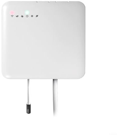 EXTRWORY Termostato de medición de energía inteligente, controlador de radiador eléctrico, interruptor de control de temperatura, control de aplicación WiFi, control semanal programable, 6 modos de