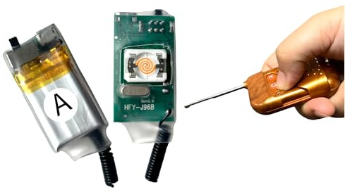 Professionelles Ballon-Burstsystem mit Fernbedienung, wiederverwendbar, mit Fernbedienung. Ballon-Expander und Ballon-Poppers (1 Steuerung 2