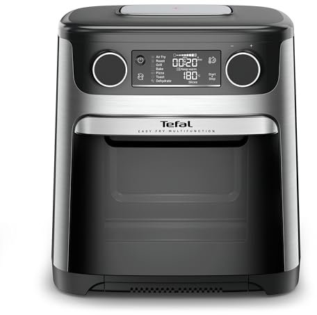 Tefal FW556D Easy Fry Freidora y Horno de Aire Multifunción, 15 L, apto para toda la familia, sistema de calefacción doble, ventana de visualización grande, 9 programas automáticos