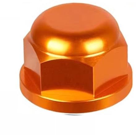 Dado del collare del perno della ruota posteriore M22x1,5 adatto for KTM 125 250 300 350 450 SX XC SX-F XC-F SMR 2023-2025(Orange)