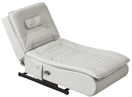 STMKB Elektrischer Liegesessel, Verstellbarer Schaukelstuhl Für Erwachsene, Vibration & Schaukeln & Massage & Heizung, Verstellbarer Rückenlehnenwinkel, 5 Geschwindigkeitsstufen, USB-Anschlüsse