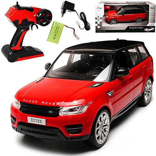alles-meine.de GmbH Land R*o*v*e*r Range R*o*v*e*r Sport 2. Generation Rot Ab 2013 - Komplettset mit Akku - 2,4 GHz RC Funkauto - mit Beleuchtung 1/14 Modellcarsonline Modell AUT