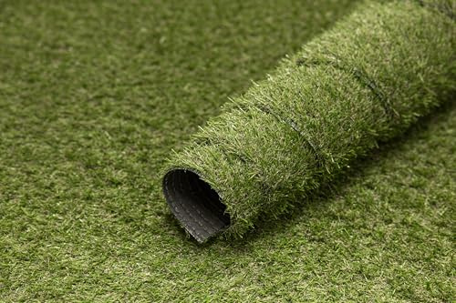 AKCILA Kunstrasen AIMSLEY 21mm 250x500 cm Kunstrasen für Balkon, Terrasse, Garten, Poolbereich, weich Wasserdurchlässig Grün Artificial Grass, Outdoor Kunstrasen Rollrasen mit Meterware, Rasenteppich