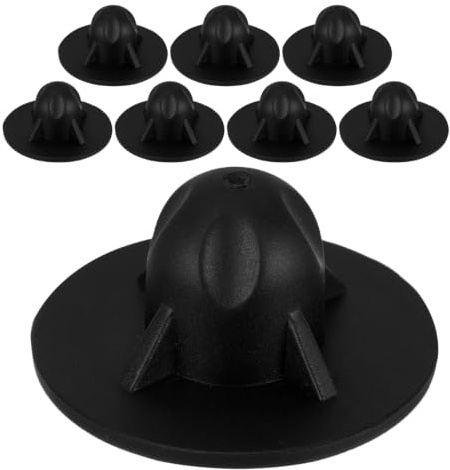 Ipetboom 8 Camping Chair Feet Leg Caps Anti Sink Rubber Outdoor Protectors | Furniture leg covers for outdoor chairs, non-slip rubber cups for moon stool, 8 pack black TPR 13mm feet protectors