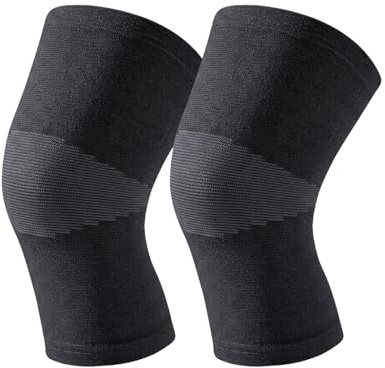 waiao Heality Genouillère Bambou, Genouillère Rotulienne en Bambou pour Arthrose, Douleurs et Gonflement