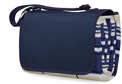 Picknick Zeit Outdoor Picknickdecke XL, blau gestreift, blau gestreift, XL
