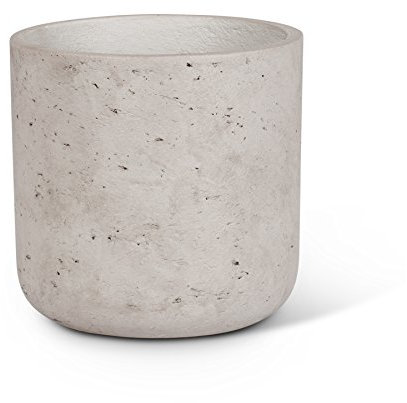 Abbott Collection Pot de Fleurs Classique en Ciment Gris Taille M