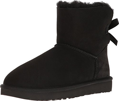 UGG Mini Bailey Bow Ii, Stivali Classici Donna, Nero, 42 EU