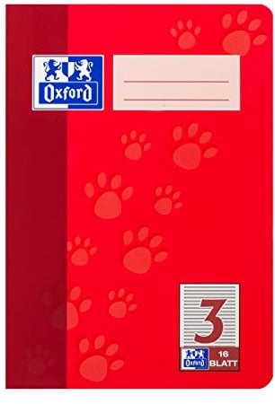Oxford 100050408 Heft A5 / 16 Blatt Lineatur 3