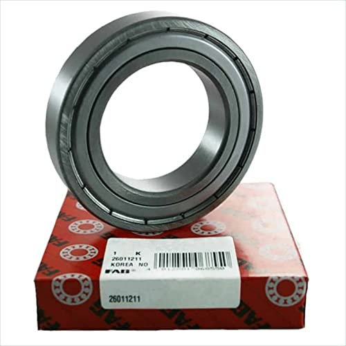 FAG 6020–2ZR Rillenkugellager, einreihig, doppelt geschirmt, Stahl Käfig, normal Clearance, metrisches, 100 mm ID, 150 mm OD, 24 mm breit 4000RPM Maximale Drehzahl, 12200lbf Statische Tragfähigkeit, 13400lbf Dynamische Belastung Kapazität