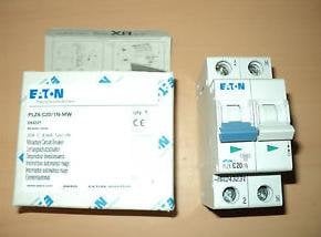 Eaton Interruttore MAGNETOTERMICO 2 Moduli 1+N 4,5KA C 20A 243231