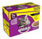 Whiskas Pouch 7+ Selection Gravy Nass Katzenfutter (4 Packungen mit je 12x 100g) (Einheitsgröße) (Geflügel)
