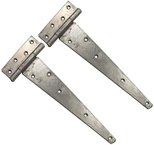 Perry™ 450mm 18 Strong Tee Hinges Zinc Plated