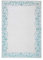 Acryl-Teppich Gewebt Hochwertig mit Klassischen Design aus Ornamenten im Mäander-Look in Weiß, Mint Größe 120/170 cm