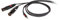 Proel DHG595LU18 - Cavo professionale audio STEREO con connessione jack 3,5 mm stereo a Cannon 2 x XLR 3P Maschio. (DHG595LU18)