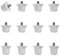 55 Sport Classic Nylon SG Replacement Football Studs - 12 Pack (13/16mm) - White