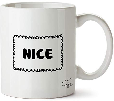 Hippowarehouse Nice Biscuit Printed Mug Cup Ceramic 10oz