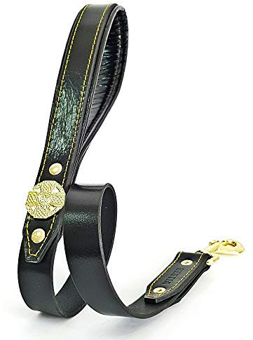 Bestia ''Maximus'' Echtleder Hundeleine