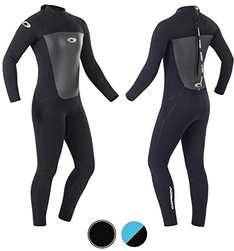 Osprey Origin Neoprenanzug Damen 5mm Lang Winter Wetsuit und Surfanzug, Schwarz, Groß (L)