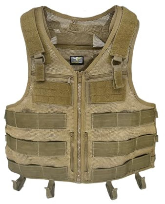 Atlas 46 AIMS Saratoga Weste Universal Chest Rig | Handgefertigt in den USA, braun