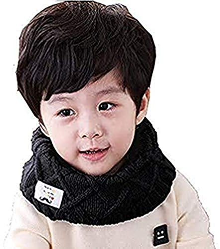 Winter Schal Kinder Strickschal Dicke Weiche Schlauchschal Wolle Rundschal Einfarbige Halstücher Warme Kinderschal Junge Mädchen Loop Schal Outdoor Sport Wandern Scarf Halswärmer als Geschenk