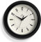 Jones Clocks® Ketchup wall clock | Retro round clock | 25cm | Black | Easy to read numbers | Perfect for kitchen or office