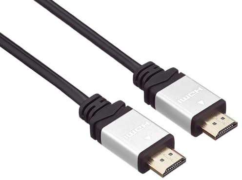 PremiumCord 4K High Speed ​​HDMI Kabel 3 m, Kompatibel mit Video 4K 2160p, FULL HD 1080p, Deep Color, 3D, ARC, HDR, 10,2Gbps, vergoldete Anschlüsse, schwarz
