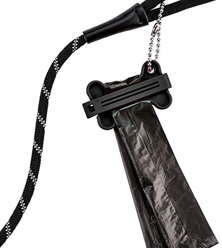 DOGGYCLIHundekotbeutelhalter für die Leine Dog PooBags Halter für Hundekot-Entfernung (Grau)