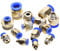 NO LOGO 1pc 1/8'' 1/4'' 3/8'' 1/2'' Male-4 6 8 10 12 14 16mm Straight Push In Pneumatic Fitting To Connect Air Compressor Parts (Color : 3/8, Size : 10mm Tube)