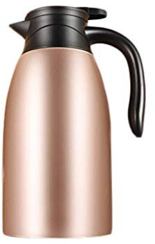 WHLMYH Bouilloire Pot D'Isolation Maison 304 Doublure En Acier Inoxydable Restaurant Cuisine Hôtel Isolation Bouilloire Extérieure Capacité,Or Rose