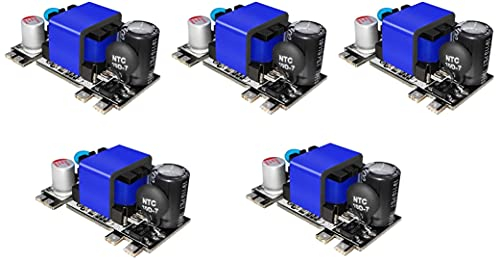 TECNOIOT 5pcs AC-DC 5V 2000mA Módulo de Fuente de alimentación Reductor de conmutación de Baja ondulación