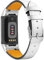 Gimuk Compatible with Fitbit Charge 5 Strap for Women Men, Genuine Leather Adjustable Sports Strap Replacement Wristband for Charge 5 Tracker Small Large (White)