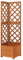 Susany Eck Spalier mit Pflanzkasten Blumenkasten Blumenkübel Rankhilfe Rankkasten Rankgitter Blumenständer Massivholz Tanne 40x40x150cm, Braun