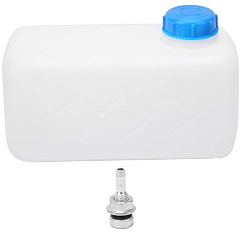 KIMISS 28.5x14x14cm Gaskraftstoff Benzintank,5.5L Großes Fassungsvermögen Heizöl Benzintank Kunststoff für Auto LKW Schiff Luftfahrt Standheizung Box(Blau)