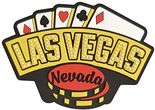 Vagabond Heart Las Vegas Nevada PVC-Kühlschrankmagnet – Las Vegas Strip Souvenir